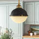 Kyoto 2 Light Metal Dimmable Globe Chandelier