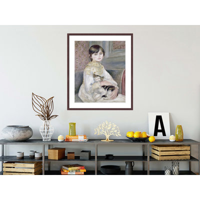 «Julie Manet» par Pierre-Auguste Renoir, impression giclée encadrée