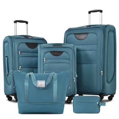 Ensemble de valise extensible 3 pièces avec sac de voyage et sac de voyage Softshell Softshell