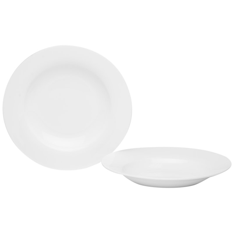 Helios 8 oz. Rimmed Soup Bowl