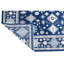 Hand Knotted Wool Area Rug in Blue