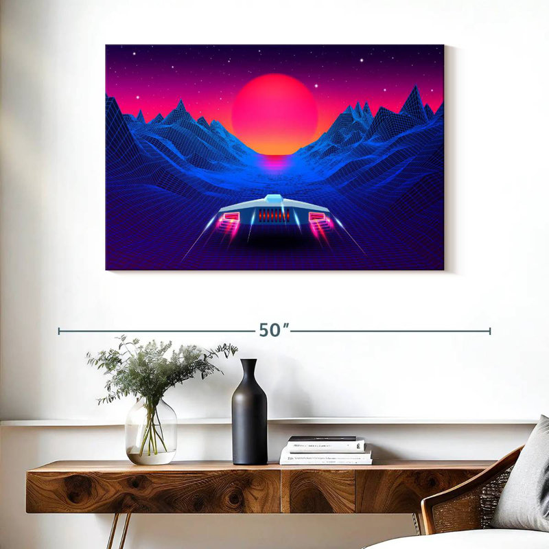 Kelan Synthwave Adventure, 26" H x 39" W