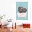 «Baby Elephant in Bathaign» par Big Nose Work - impression d'art graphique-52536583-52536584-52536582