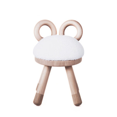 Kids 13'' Wood Novelty and Ottoman