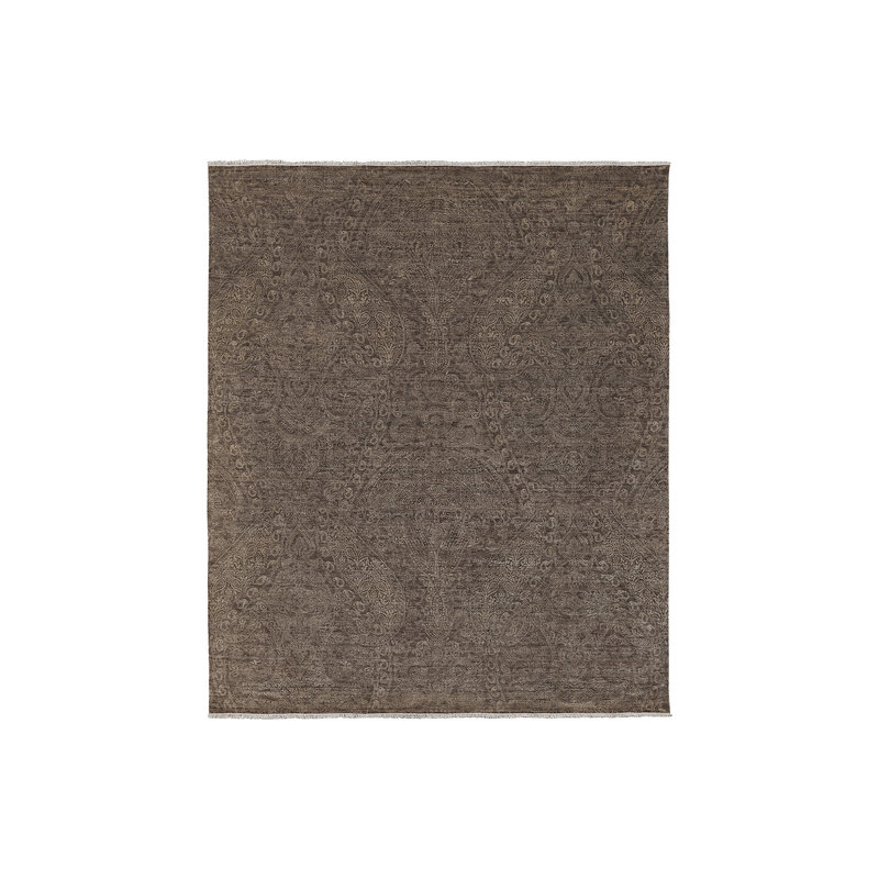Kylie Silk Damask Indoor Rug, 8' x 10'