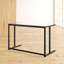 Glass Desk with Pedestal Frame
