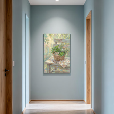 Plants & Flowers Herbal Garden Still Life Canvas Art