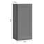 Armoire murale standard Shaker de gris Shaker de l 18 po x P 12 po x H 42 po Homeibro Cozy Design-926327713-925975470