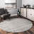 Amira Geometric Power Loom Performance Gray Rug-1271374442