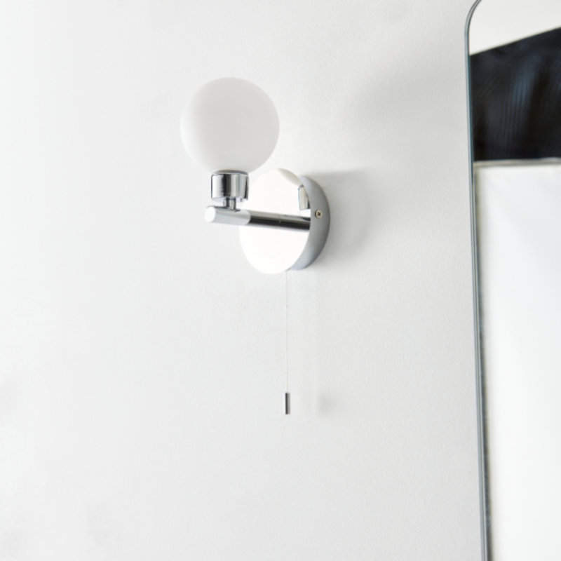 Aayden Chrome Flush Mounted Sconce