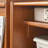 Solid Wood TV Cabinet Tri-Zone Storage
