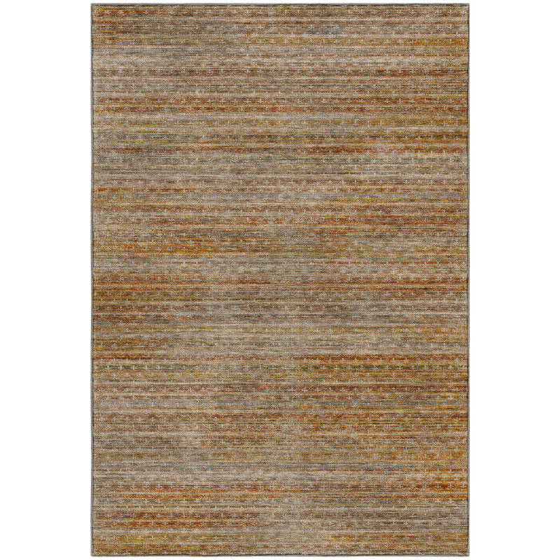 Tapis à rayures Christie, Paprika, 10 pi x 14 pi