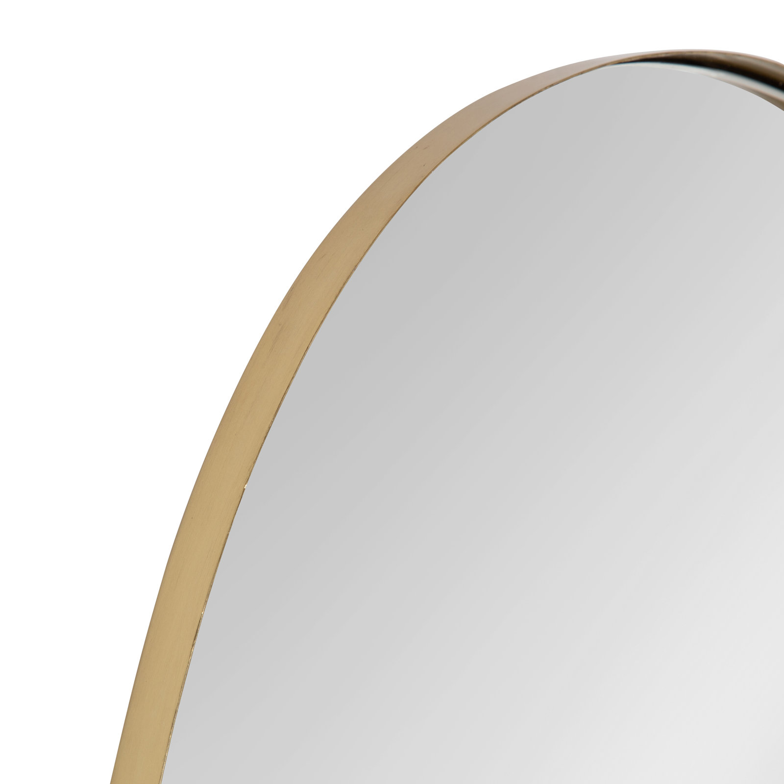 Tennant Metal Flat Mirror, Gold