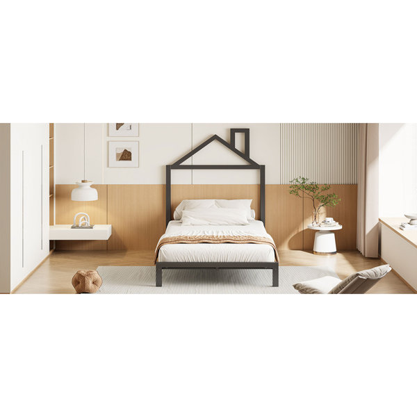 Rosefray Metal Storage Bed - Wayfair Canada