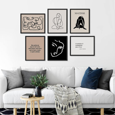 " Nude Dancer " by Henri Matisse 6 - Pieces