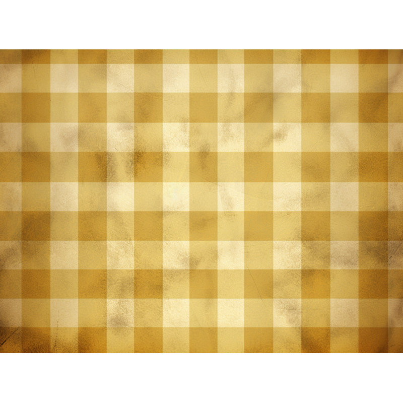 Machine Printed Comforter, Twin Comforter, Gold/Beige Gingham