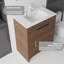 Meuble-lavabo autoportant 36 po avec lavabo 36 po, tiroir en céramique, contreplaqué-1153152679