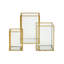 Set Of 3 Rectangular Windows Vase