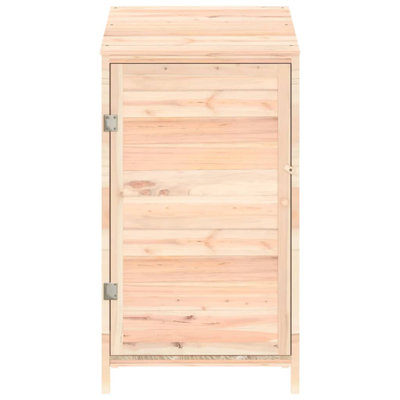 Garden Shed Natural Wood Solid Fir Wood Medium Outdoor Garden Storage Shed