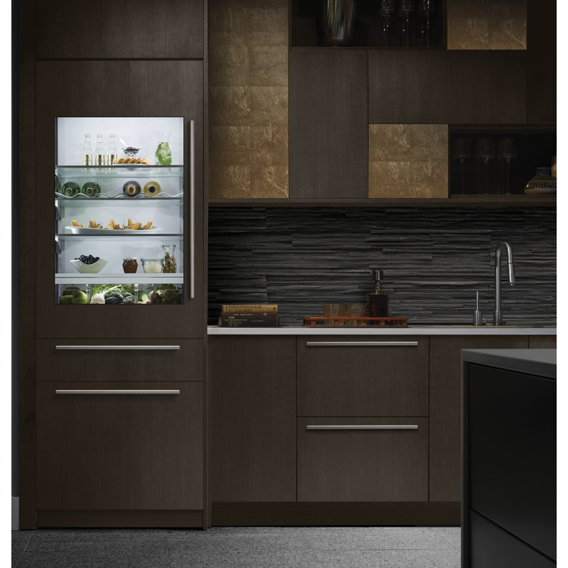 Monogram 24" Integrated Double Drawer Refrigerator