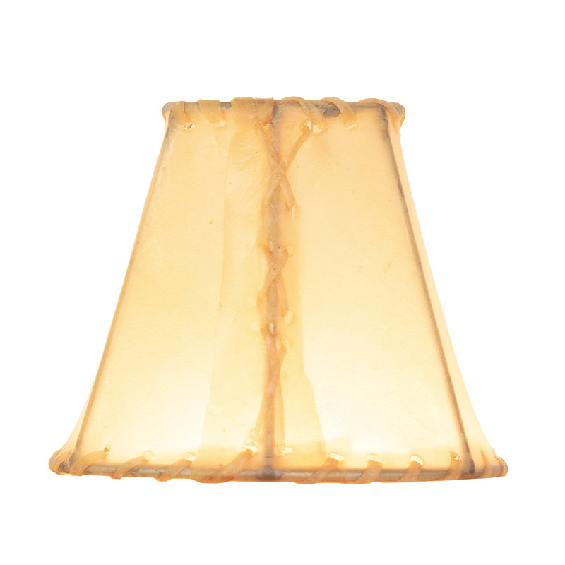 5" Wide Natural Rawhide Shade