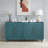 Dinasti Sideboard with Symmetrical Carved Parquet Door Pattern-873599755