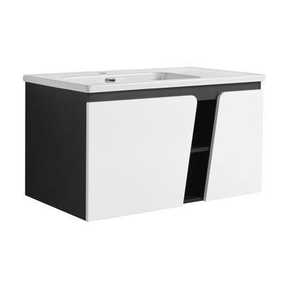 Meuble-lavabo de salle de bain Zael
