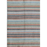 Hand-Knotted High-Quality Orange Area Rug