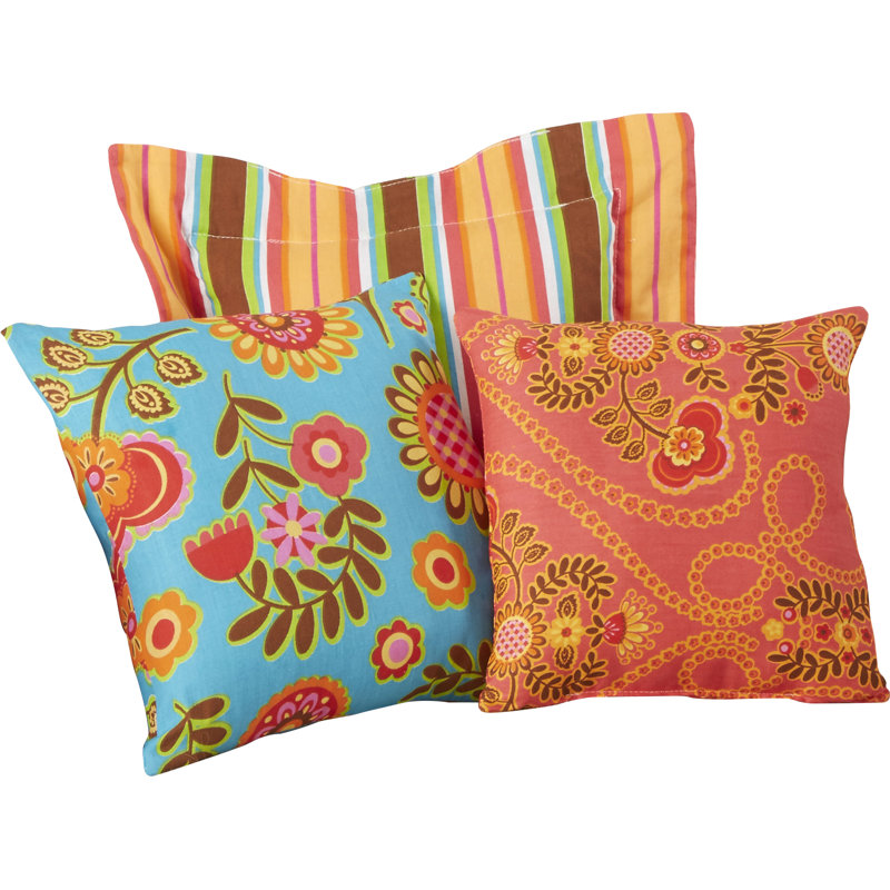 Gypsy Cotton Reversible Throw Pillow