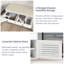 Banc de rangement pour chaussures avec 2 tiroirs, banc d'entrée en bois avec coussin, 2 tablettes réglables-714155274