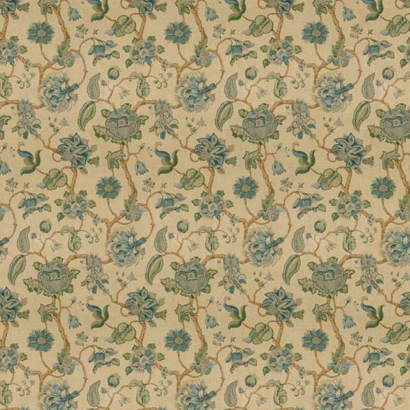 Tidewater Block Fabric, Blue
