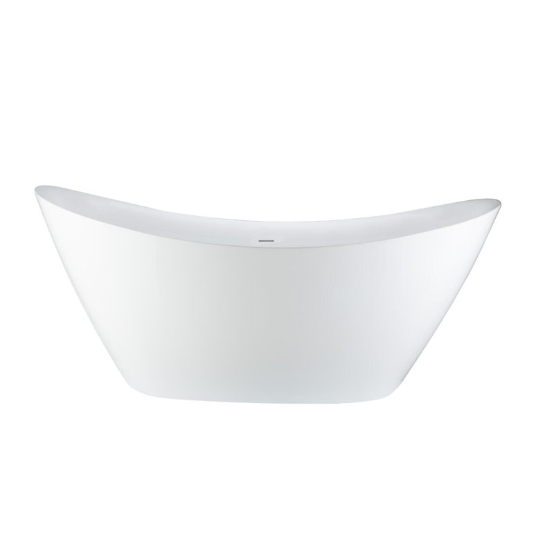 67.7 " L x 28.7 " W Freestanding and Mounting / Installation Required Soaking Acrylic Bathtub