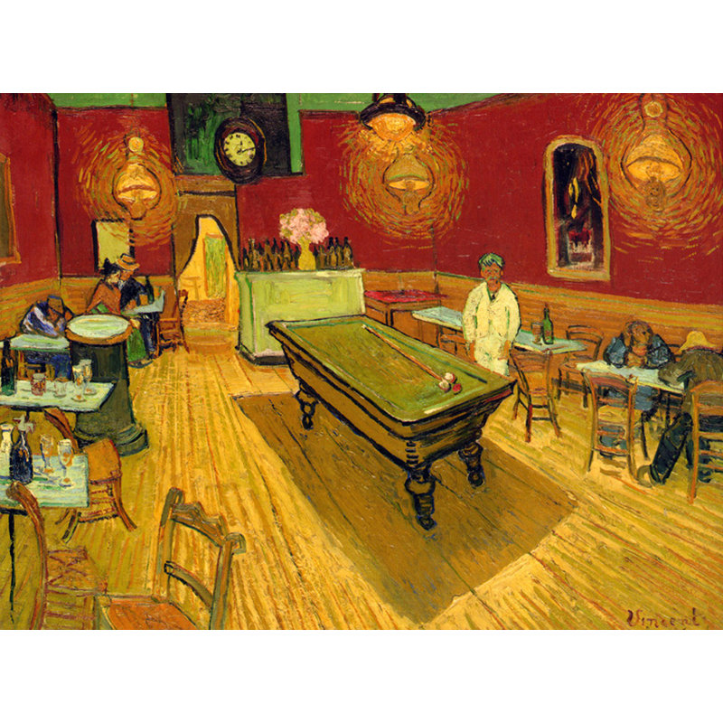 Café de nuit, H 18 po x l 24 po