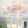 52 cm Farmhouse Reversible Caged Ceiling Fan with Light Kit and Remote