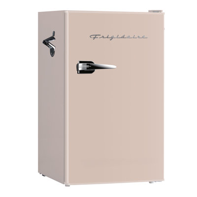 Frigidaire 3.2 Cu. Ft. Retro Compact Refrigerator with Chiller Compartment, Built-In Side Bottle Opener
