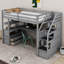 Lit mezzanine simple avec tiroirs Hilderbran Kids-458398108
