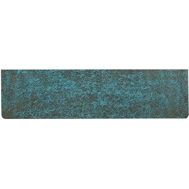 Sierra Madre naturelle, H 32 po x l 60 po x P 18 po, Turquoise