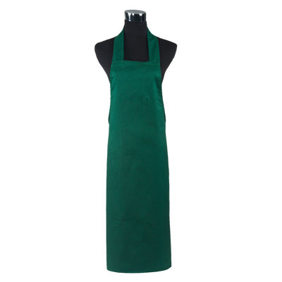 Solid Colour Cotton Bib Apron