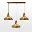 Gaudreau 3 - Light Brass Kitchen Island Pendant-671571129