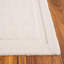 Tapis de couleur unie en coton touffeté à la main Sophée ivoire-349288060