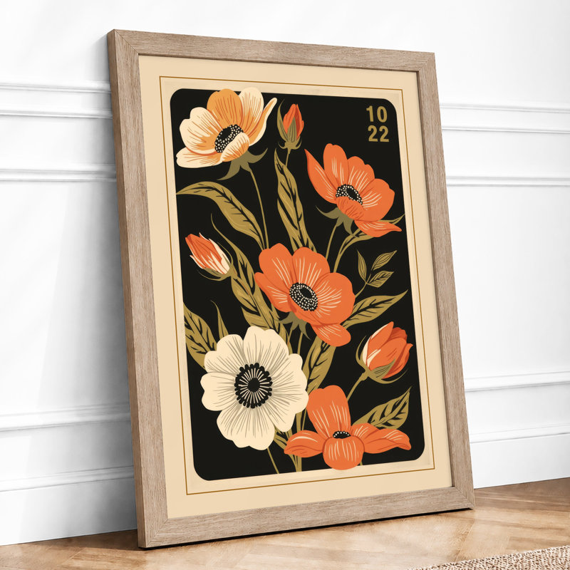 Flowering Garden Botanical - Print, Oak, A4 - 29.7 x 21.0 cm