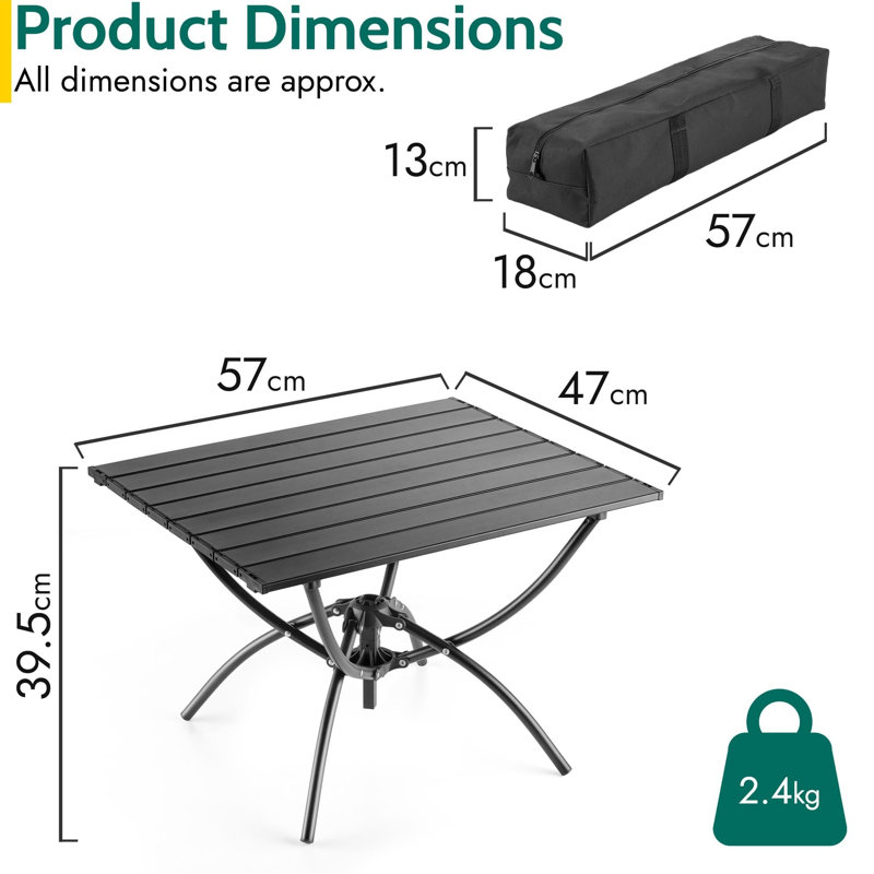 57cm Folding Table