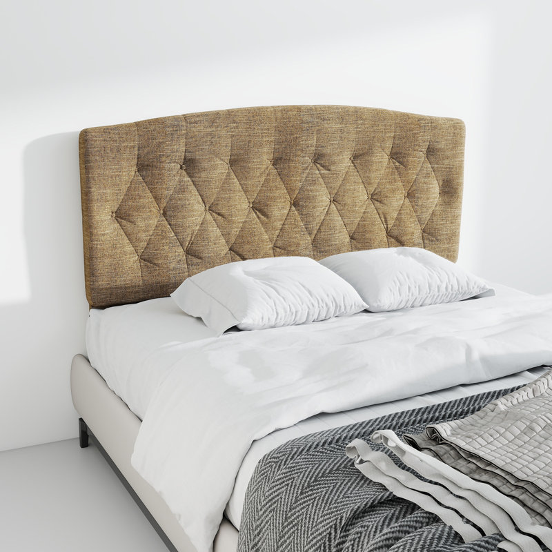 Upholstered Headboard, King, Sea Mist