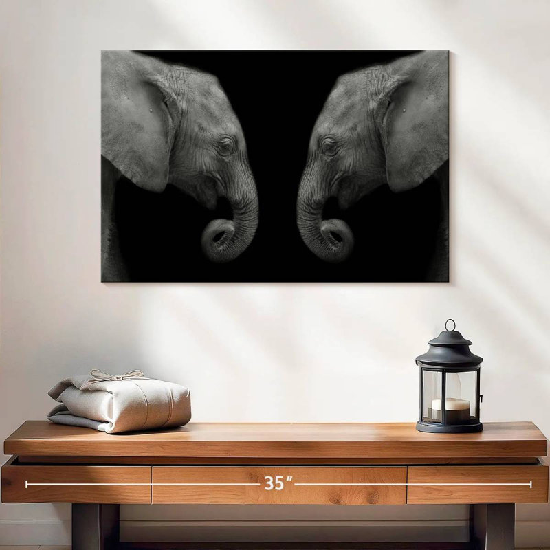 Elephant Sanctuary, 30" H x 45" W