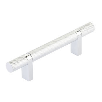 Select Cabinet Pull Bar / Handle Pull, 5", Polished Chrome