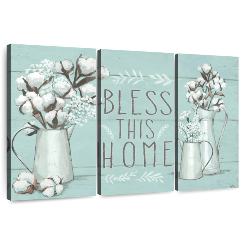 Blessed Mint Wall Sign, 20" H x 33" W