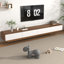 Meuble télé mural / sur pied pour téléviseur de 100 po ou moins, console média flottante avec 2 tiroirs et 2 armoires