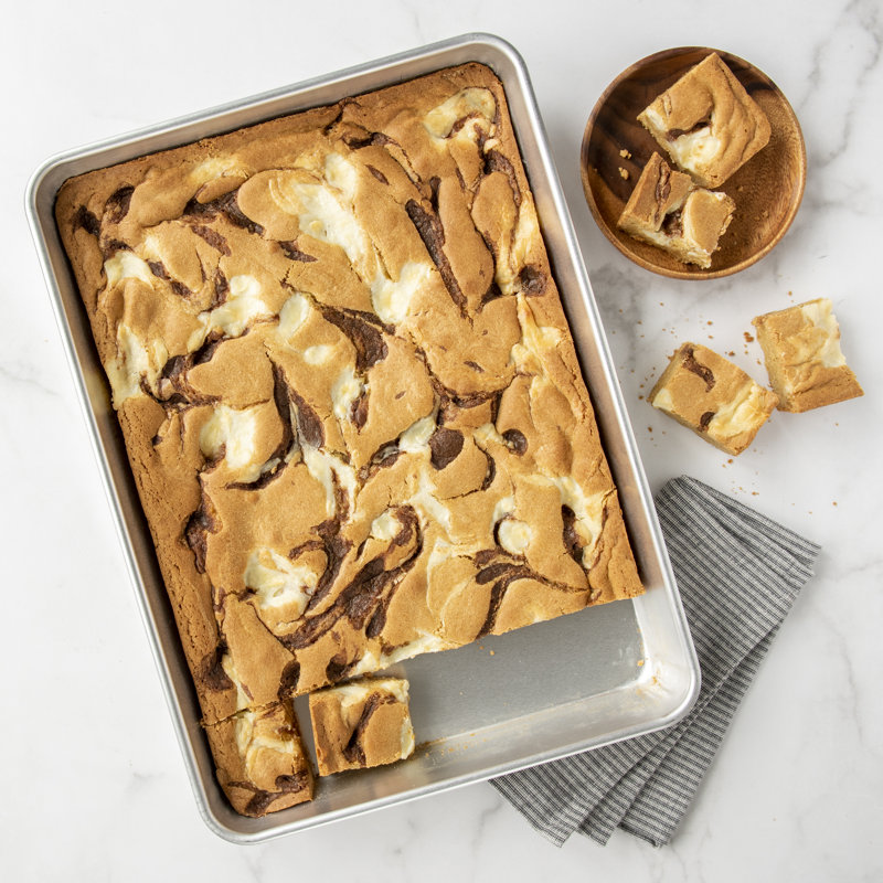 Nordic Ware High-Sided Silver Aluminum Sheet Cake Pan
