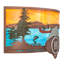 Boulders 4 - Light Flush Mounted Sconce