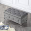 Banc de rangement avec repose-pieds Glam-1072714235